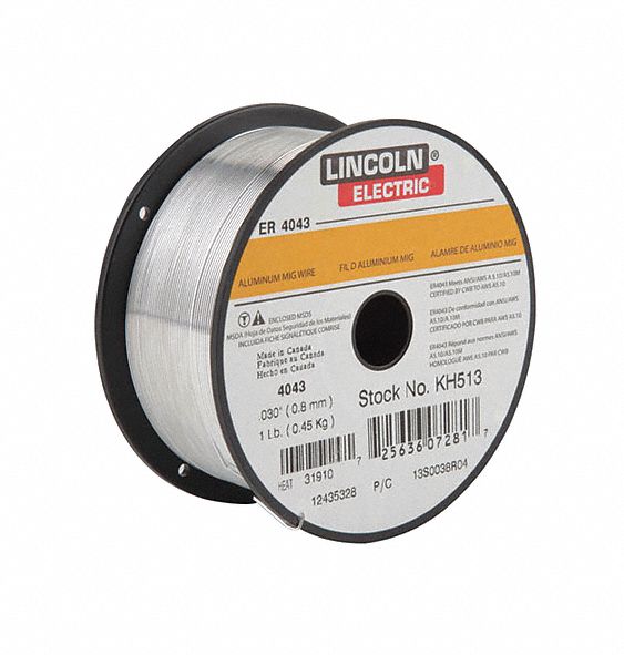 LINCOLN ELECTRIC KH513 - MIG Welding Wire 4043 .030 Spool