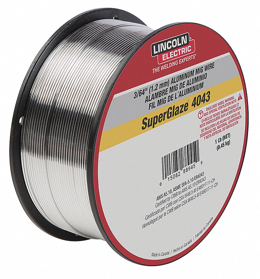 LINCOLN ELECTRIC ED030310 - MIG Welding Wire 4043 .045 Spool