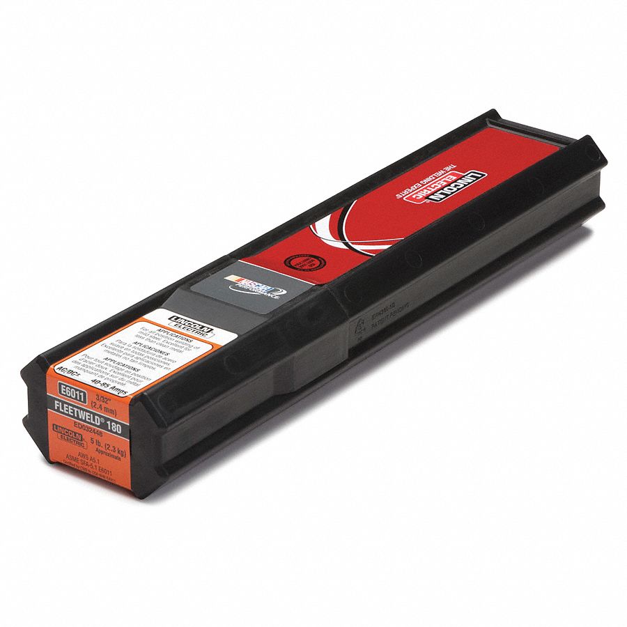 LINCOLN ELECTRIC ED030562 - Stick Electrode 6011 3/32 In 12 L 5 lb.