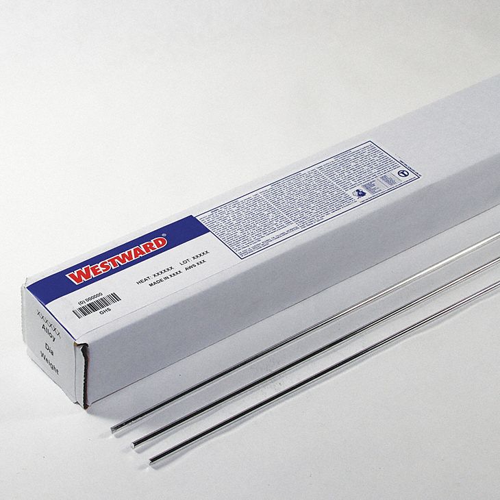 WESTWARD 20YE06 - Welding Rod ER1100 3/32 in.dia. Box