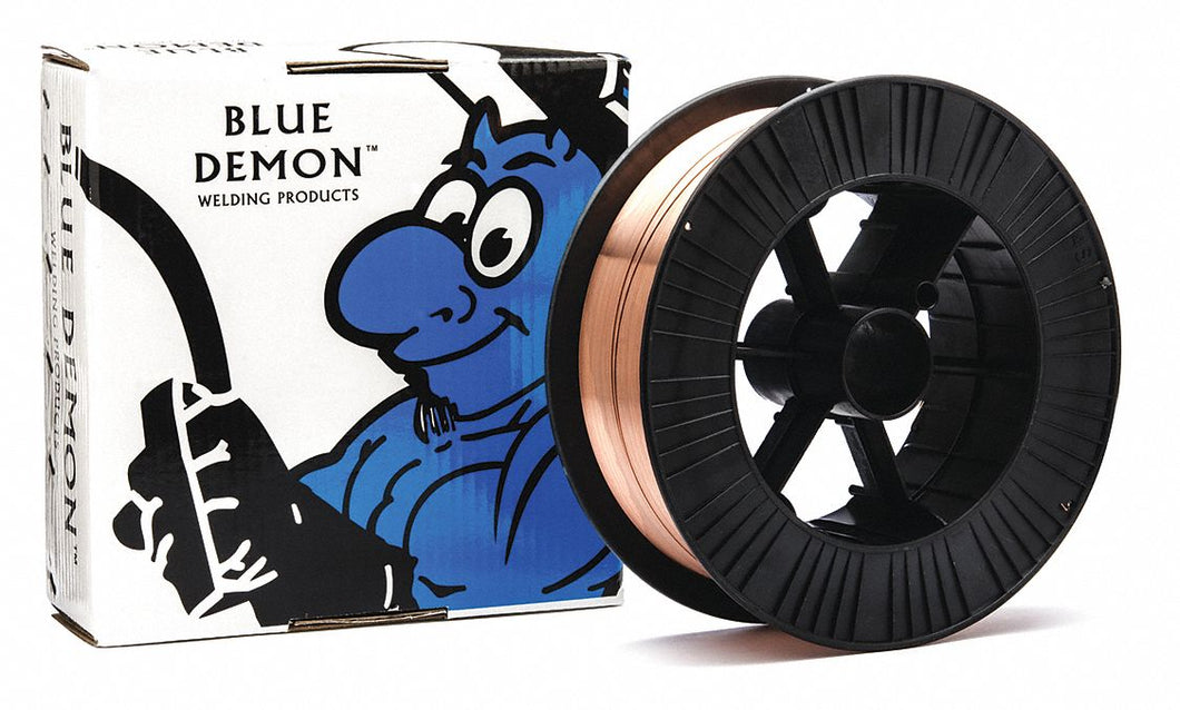 BLUE DEMON ER70S703044 - Manganese Carbon Steel Wire 0.030 X44lb.
