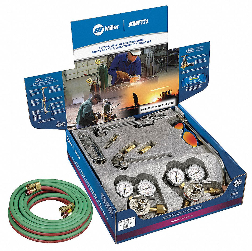 MILLER ELECTRIC MBA30510LP - Combination Torch LP Toolbox Outfit