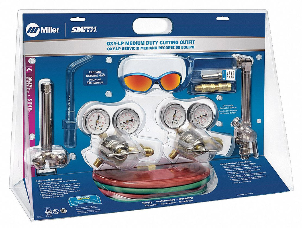MILLER ELECTRIC MB54A510LP - Gas Welding Outfit Propane CC509P WH100