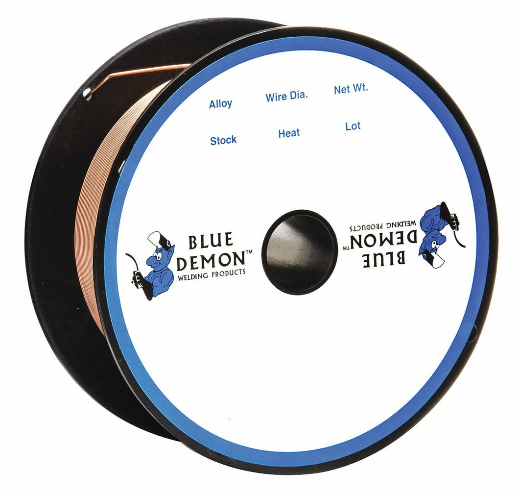 BLUE DEMON ER70S603502 - Carbon Steel Weld Wire 0.035 x2lb Spool