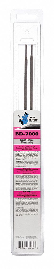 BLUE DEMON BD8000332POP - Cutting/Chamfer Electrode 3/32 x14 PK7