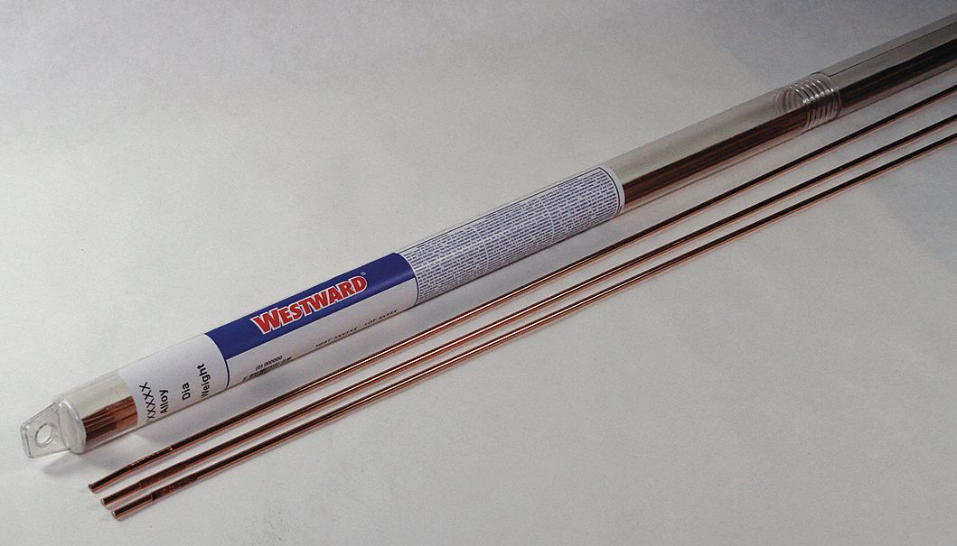 WESTWARD 20YD94 - Welding Rod ER100S1 1/8 in.dia. Tube