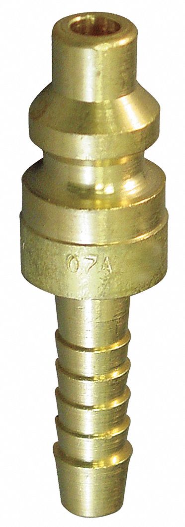 EATON HANSEN 08A - Coupler Plug Hose Barb 1/4 Brass