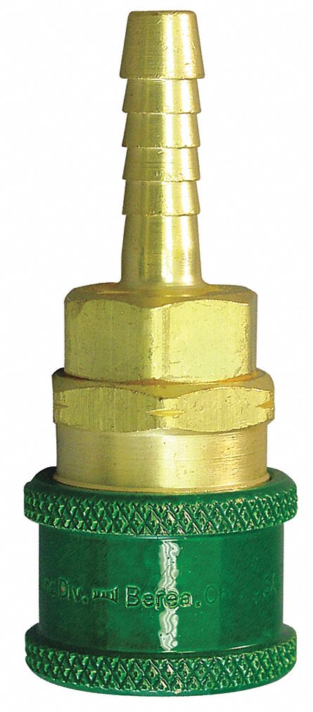EATON HANSEN GR607 - Coupler Body Hose Barb 1/4 Brass