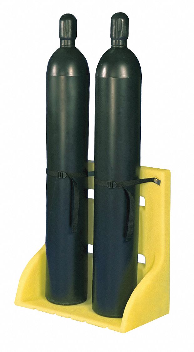 ENPAC 7212YE - Cylinder Stand 2 Cyl. 11-1/2in.dia. HDPE