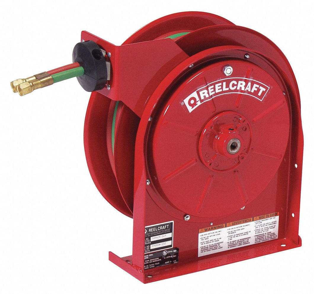 REELCRAFT TW5425OLP - Gas Welding Hose Reel 1/4 x 25ft.