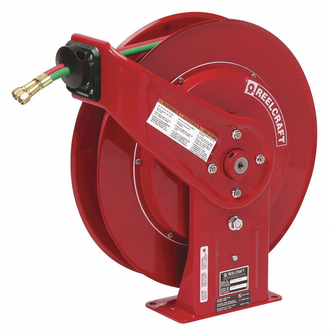 REELCRAFT TW7450OLP - Welding Hose Reel 1/4 ID 50 ft R Grade