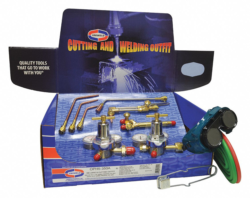 UNIWELD OPH5350A - Gas Welding Outfit WH350 Acetylene