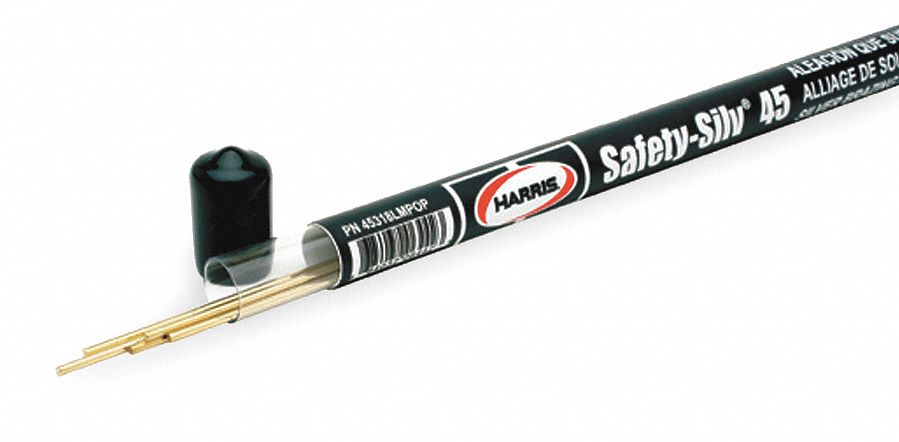 HARRIS 45518LMPOP - Brazing Rod 3/32x18 1225-1370 F PK3