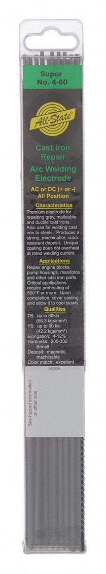 ALL-STATE 69011023 - ACDC 3/32 x 12in Electrode 1#