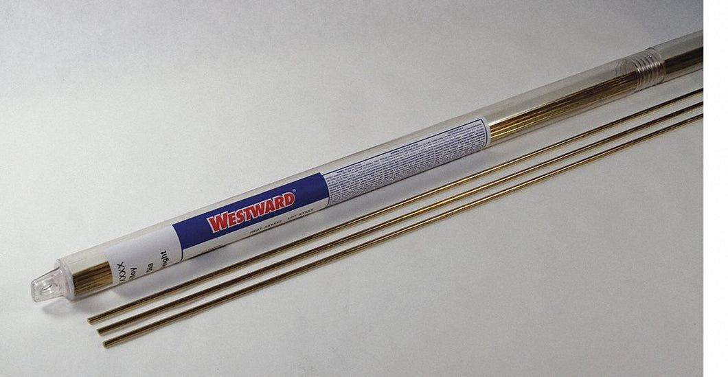 WESTWARD 41R225 - Brazing Alloy RBCuZn-C X 1/16 In 1 lb.