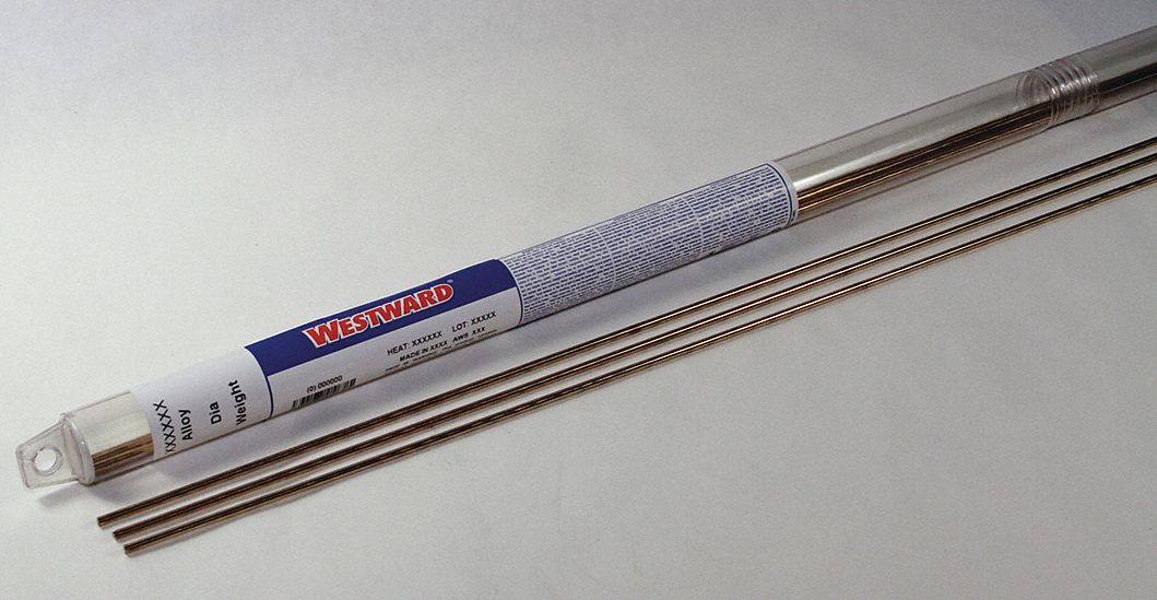 WESTWARD 41R239 - Welding Rod ERCuSi-A 3/32 In Dia. 1 lb.