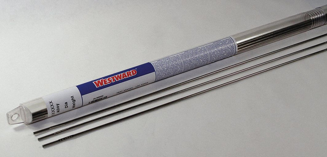 WESTWARD 30XP56 - TIG Welding Rod 1 lb Tube 1/8 in dia.
