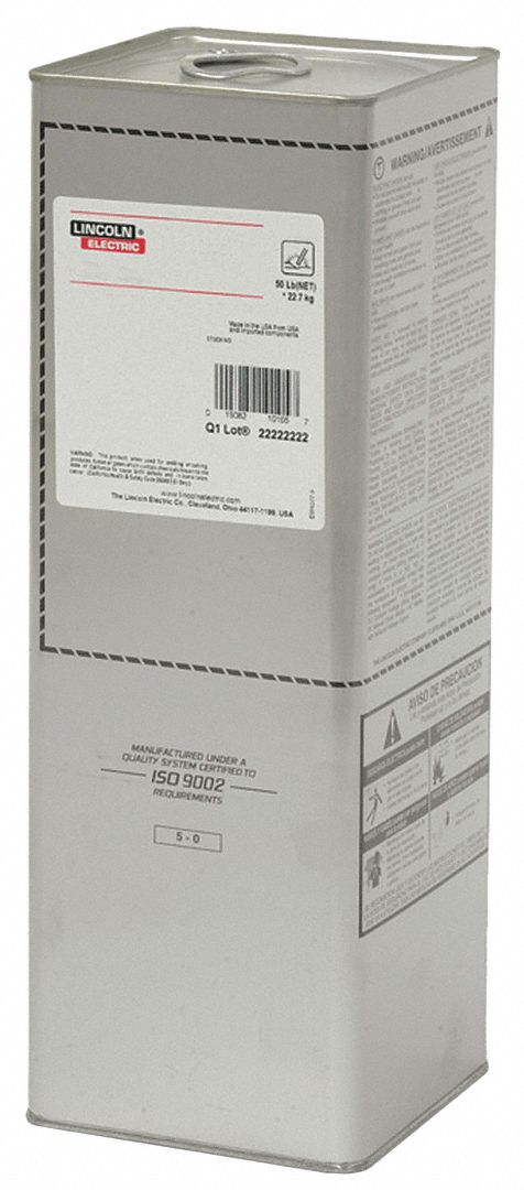LINCOLN ELECTRIC ED010203 - Stick Electrode 1/8 dia. 50 lb.