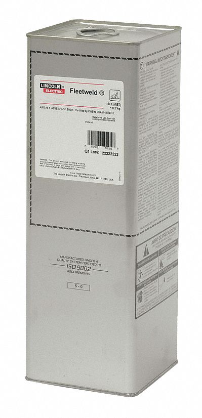 LINCOLN ELECTRIC ED010278 - Stick Electrode Carbon Steel 50 lb.