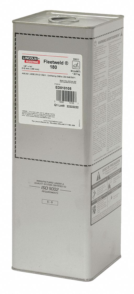 LINCOLN ELECTRIC ED010283 - Stick Electrode 3/32 in dia. 50 lb.