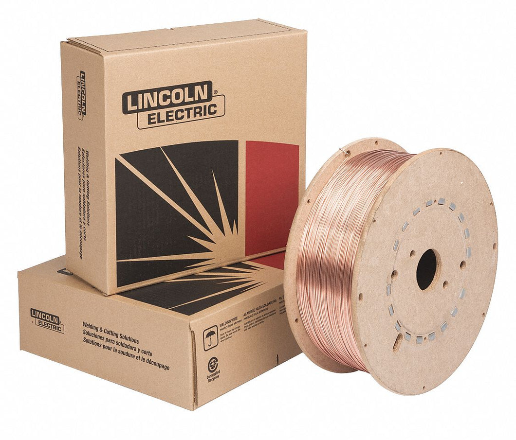 LINCOLN ELECTRIC ED021274 - MIG Welding Wire Carbon Steel 44 lb.