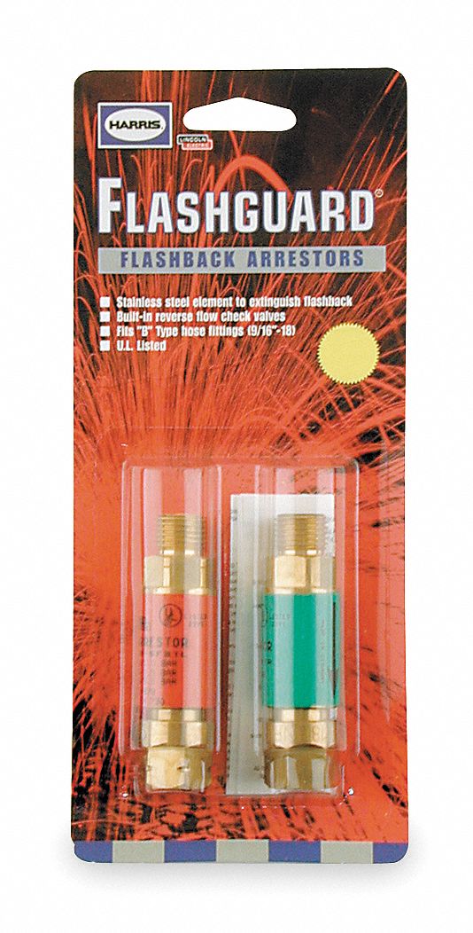 HARRIS 885FBRRL - Flashback Arrestor Regulator Oxy/Fuel
