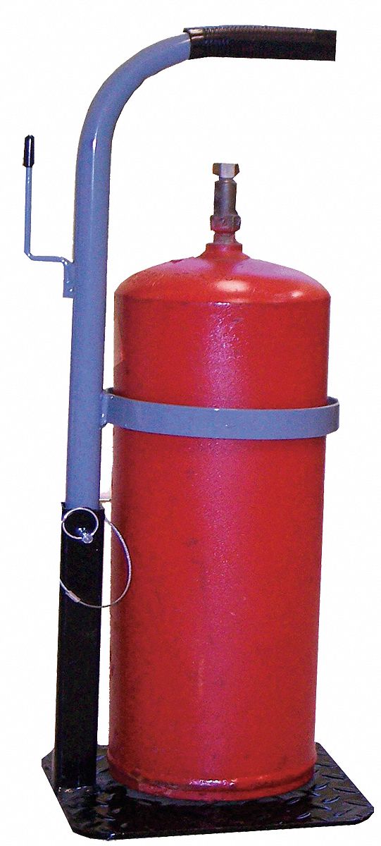 SAFTCART BTOTE - Single Cylinder Stand 27 in H Steel