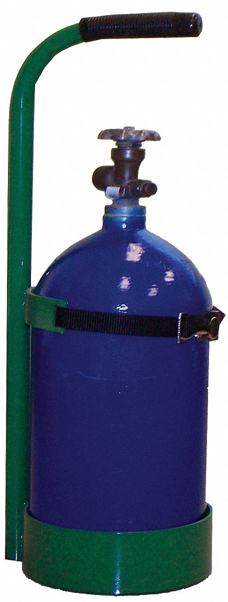 SAFTCART Nitro40 - Single Cylinder Stand Steel 27 in H