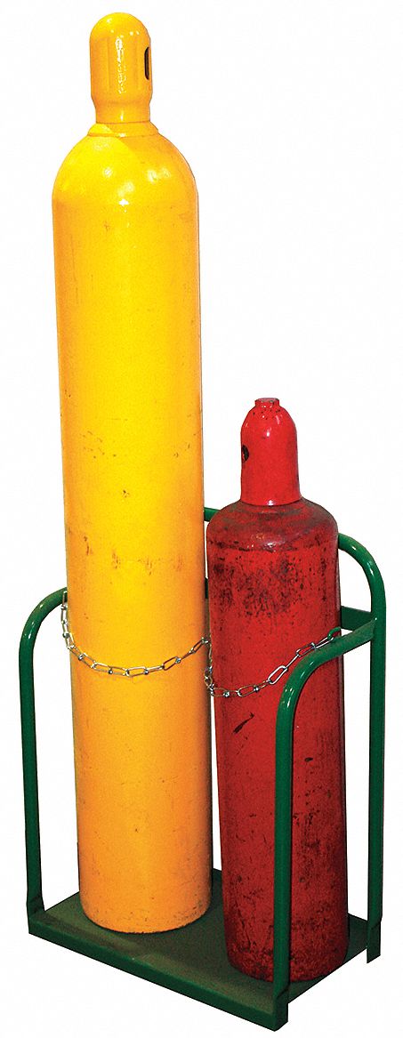 SAFTCART 401S - Dual Cylinder Stand 29 in H Steel