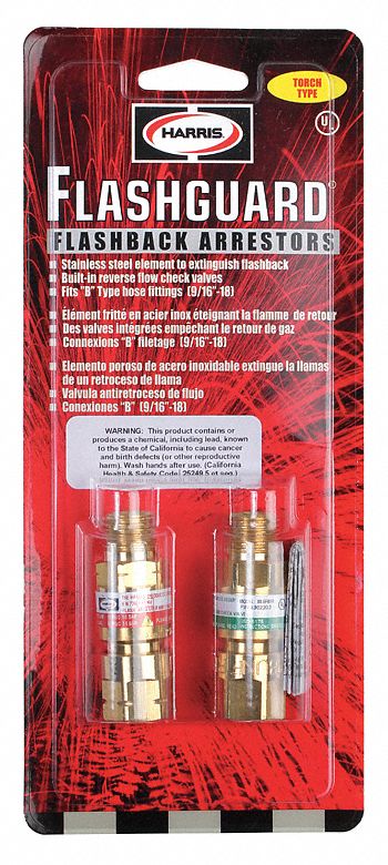 HARRIS 885FBTRL - Flashback Arrestor Torch Oxy/Fuel
